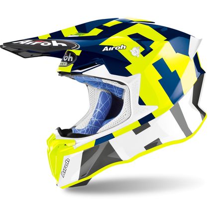 Casco de motocross Airoh TWIST 2.0 - FRAME - BLUE GLOSS 2021 Ref : AR1006 