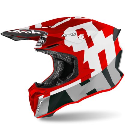 Casco de motocross Airoh TWIST 2.0 - FRAME - RED MATT 2021 Ref : AR1002 