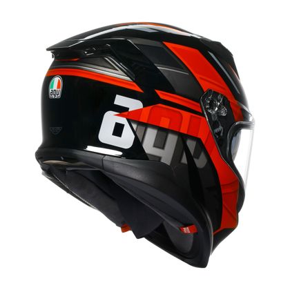 Casque AGV K7 - TAURAX - Noir / Rouge
