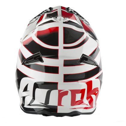 Casque cross Airoh TWIST -  SHADING - RED GLOSS 2019