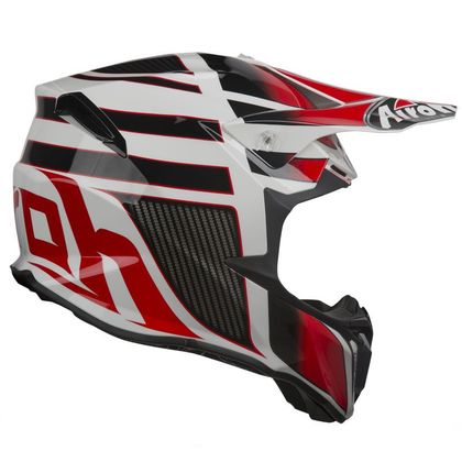 Casque cross Airoh TWIST -  SHADING - RED GLOSS 2019