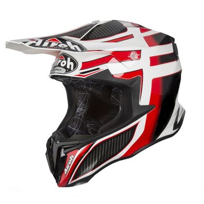 Casque cross Airoh TWIST -  SHADING - RED GLOSS 2019 Ref : AR0897 