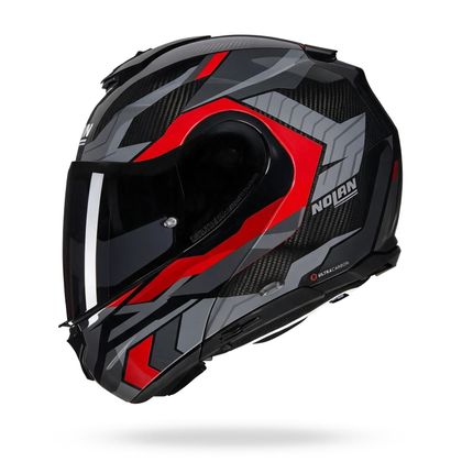 Nolan X-1005 ULTRA CARBON RITMO Integralhelm - Carbon / Rot