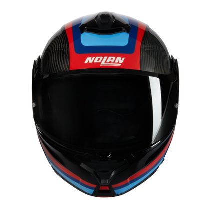 Casque modulable Nolan X-1005 - ULTRA CARBON - GRAN TOUR - Carbone / Bleu