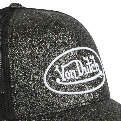 Casquette Von Dutch GLITTER - Noir