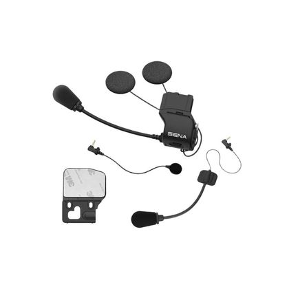 Kit pour intercom Sena Ensemble de pince micro, oreillettes pour 20S EVO/30K/50S - Noir