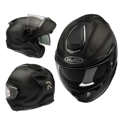 Casque modulable HJC RPHA 91 - CARBON MAT - Noir