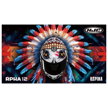 HJC RPHA 12 - KEPINA Full-face helmet - Black / Grey