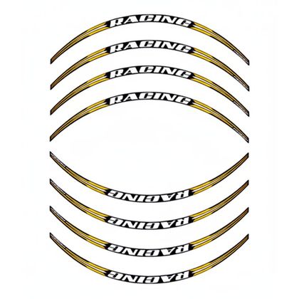 Filet de jantes Progrip Racing Jaune 5026 Universel - Jaune Ref : PRG0352 / 5026J 