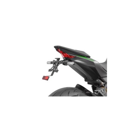 Top Block Noir Plaathouder - Zwart Ref: TB0528 / SPK65 KAWASAKI 1100 Z 1100 - 2025