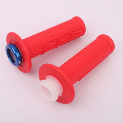 UP Design HOLESHOT MX UP LOCK-ON 22/24 Universal Handlebar grips - Red Ref : UPD0526 / UPLO1289R 