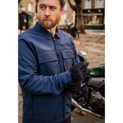 Rev it YALETOWN Motorbike Overshirt - Blue