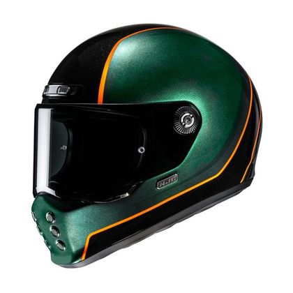 Casque intégral Hjc V10 - HODU - Vert / Orange