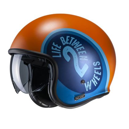 Hjc V30 - HARVEY Helm - Blauw / Oranje Ref: HJ0945-C53775 