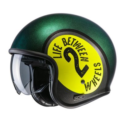 Casque Hjc V30 - HARVEY - Vert / Jaune