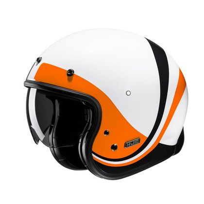 Casque jet Hjc V31 - EMGO - Blanc / Orange