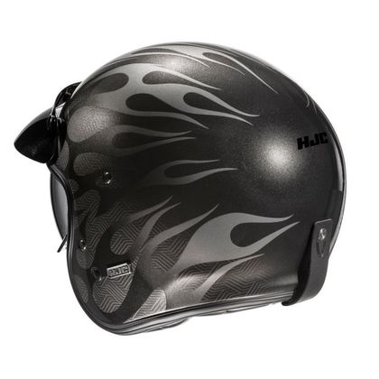 Hjc V31 - FIRO Jethelm - Zwart / Grijs