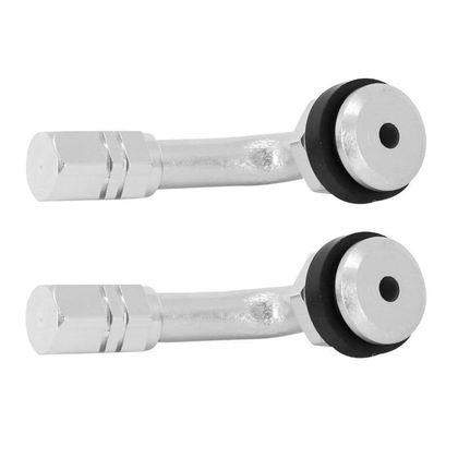 Valve P2R TUBELESS COUDEE ALU (PAIRE) Universel - Gris