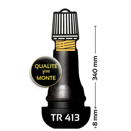 Válvula Bihr Droite TR413 universal - Negro