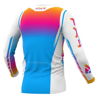 Maillot cross FXR VAPOR AIR 2024 - Blanco / Multicolor