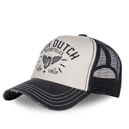 Von Dutch CREW Cap - Zwart Ref: VDH0280 / VD/0/CAS1/CREW2/B-TU 
