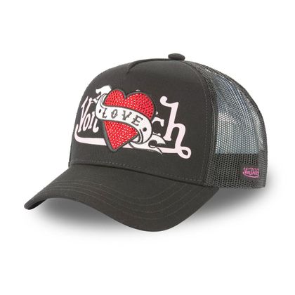 Von Dutch LOV U Kappe - Schwarz Ref : VDH0480 / VD/0/CAS2/LOVU/NR-TU 