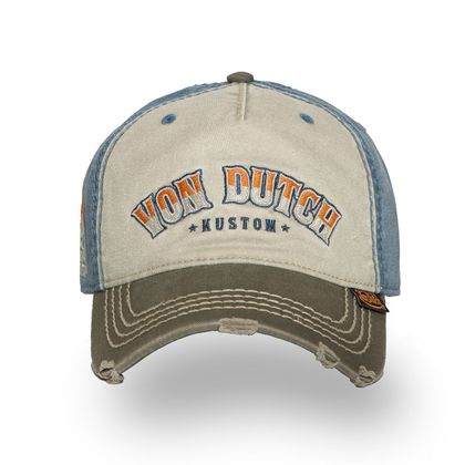 Von Dutch RETRO Cap - Grijs / Blauw