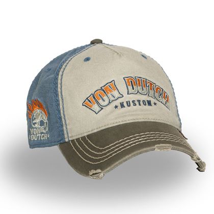 Von Dutch RETRO Cap - Grijs / Blauw