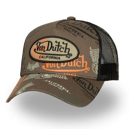 Casquette Von Dutch CAFE - Marron Ref : VDH0304 / VD/1/CT/CAFE04-TU 