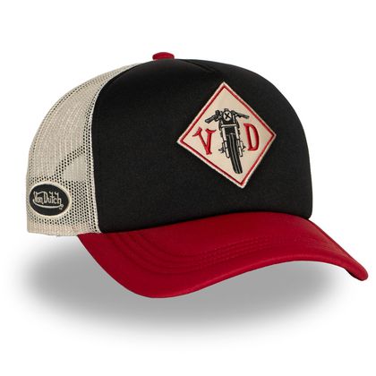 Von Dutch FOAM Cap - Zwart / Rood