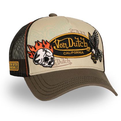 Von Dutch PATCHES Cap - Beige