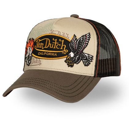 Von Dutch PATCHES Cap - Beige Ref: VDH0314 / VD/1/CT/PATCHES/11-TU 
