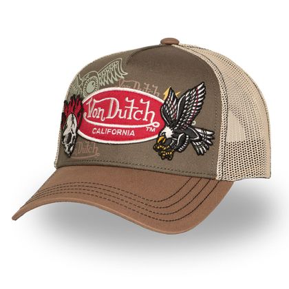 Von Dutch PATCHES Cap - Beige Ref: VDH0315 / VD/1/CT/PATCHES/12-TU 