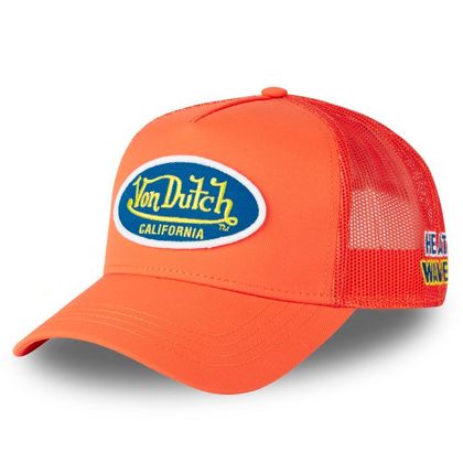 Casquette Von Dutch POLY - Orange Ref : VDH0438 / VD/1/CT/POLY/10-TU 