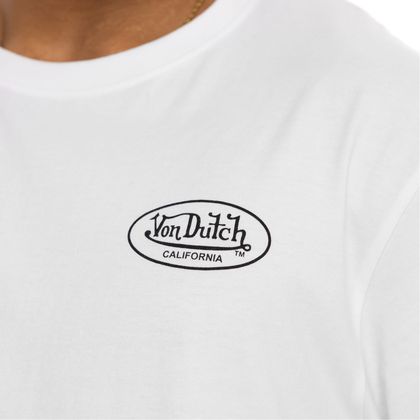 T-Shirt manches courtes Von Dutch FRAME - Blanc
