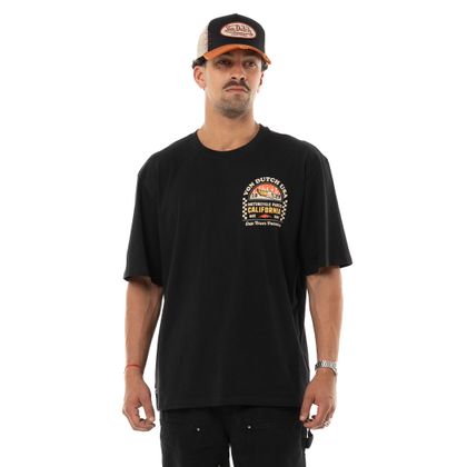 T-Shirt manches courtes Von Dutch HEAD - Noir Ref : VDH0361 