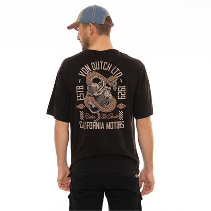 Von Dutch HEART Kurzärmeliges T-Shirt - Schwarz