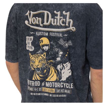 Von Dutch PASS Kurzärmeliges T-Shirt - Schwarz
