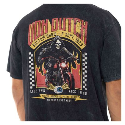 T-Shirt manches courtes Von Dutch REAPER - Gris