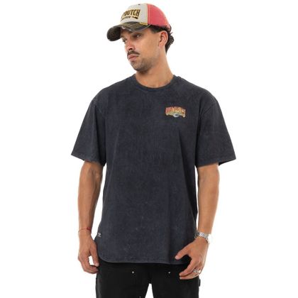 T-Shirt manches courtes Von Dutch REAPER - Gris Ref : VDH0362 