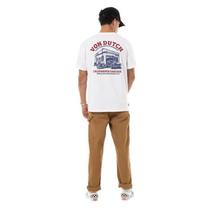 T-Shirt manches courtes Von Dutch REPAR - Blanc