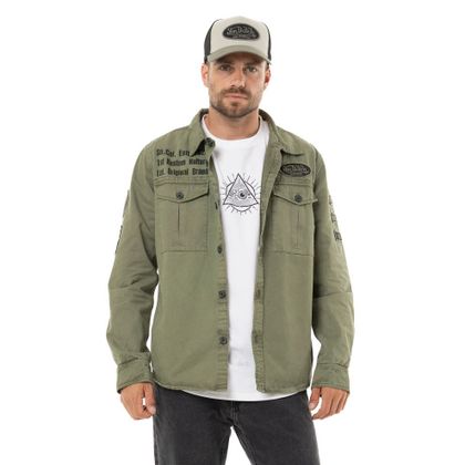 Von Dutch CAIN Overshirt - Green Ref : VDH0352 