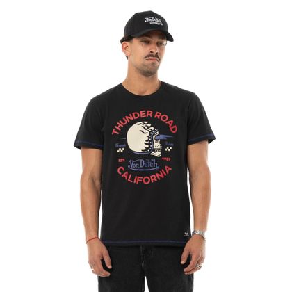 T-Shirt manches courtes Von Dutch AGAIN - Noir Ref : VDH0358 