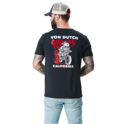Von Dutch FASTER Short-sleeved T-Shirt - Blue