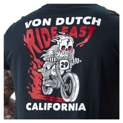 Von Dutch FASTER Short-sleeved T-Shirt - Blue