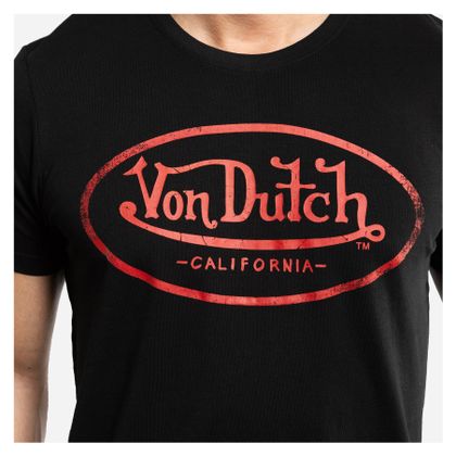 T-Shirt manches courtes Von Dutch LOG - Noir