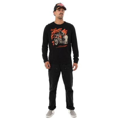 T-shirt manches longues Von Dutch SWIFT - Noir