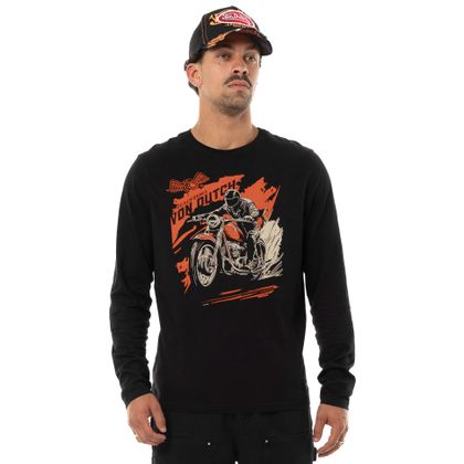 T-shirt manches longues Von Dutch SWIFT - Noir Ref : VDH0345 