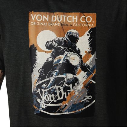 Von Dutch POST Short-sleeved T-Shirt - Black