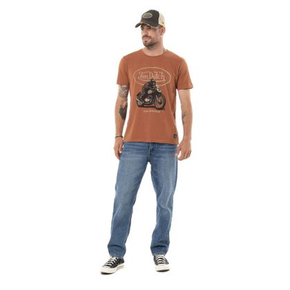 T-Shirt manches courtes Von Dutch RACER - Orange